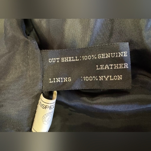 Pelle 100% Leather Bowling Jacket Colour Block Red/Yellow/Blue Size Small EUC - Picture 8 of 8